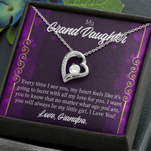 To My Granddaughter Every Time I See You Forever Necklace w Message Card - £45.51 GBP+