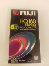 Fuji HQ T-160 Standard Grade VHS Video Tape Up To 8 Hour Recording Time New  - £7.85 GBP