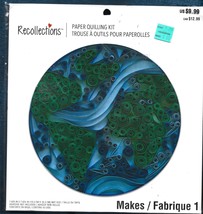 New sealed Recollections Paper Quilling Kit Blue &amp; Green Design - $12.50