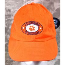 CLEMSON TIGERS Spell Out Hat Cap Orange Tiger Paw Logo Cobra Adjustable ... - $11.40