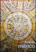Original Poster Mexico Tlaxcala Camerin Ocotlan Shrine Santuario Precolu... - £78.56 GBP