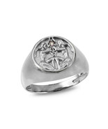 Sterling Silver Gemini Zodiac CZ Ring - June Birthstone - $951.63 MXN