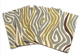 Zebre Collection Zebra Place Mats 13x19 inches Set of 4 - £15.62 GBP