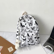 New  Printing Students Schoolbag Women Backpack Casual Ox Female College Lady La - £92.21 GBP