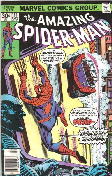 Primary image for the Amazing Spider-Man Comic Book #160 Marvel Comics 1976 FINE+