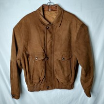 Kircilar Leather Land Men 50 Full Zipper Snap Button Jacket - £34.67 GBP
