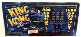 KING KONG DOUBLE DIAMOND Glass for Slot Machine Great Condition - $69.29