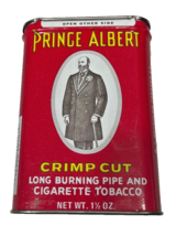 Vintage Prince Albert Crimp Cut Long Burning Pipe Cigarette Tobacco Tin - $6.97 CAD
