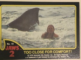 Jaws 2 Trading cards Card #19 Too Close For Comfort - £1.47 GBP