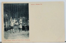 Wilhelm Tell Legendary Swiss Marksman Friedrich Schiller Play #2413 Postcard I3 - £11.13 GBP