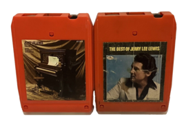 Jerry Lee Lewis 8-Track Tape Who&#39;s Gonna Play This Old Piano &amp; Best Of L... - £5.45 GBP