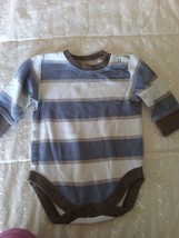 NEXT striped long sleeve baby vest all in one suit 3-6 months - $5.59