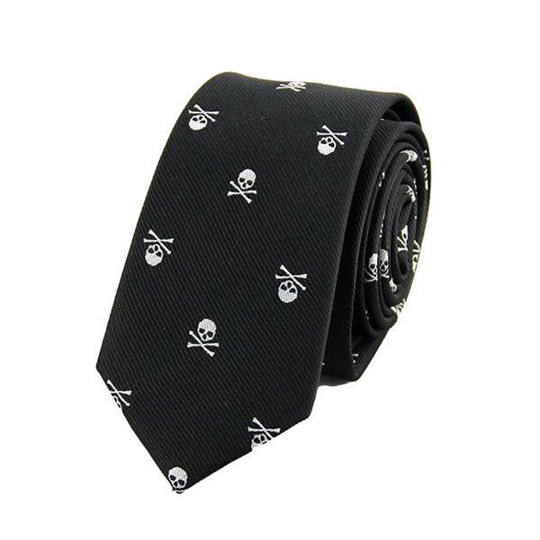 Skull Pattern Tie - $18.99