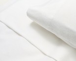 Home Reflections Flannel Sheet Set in Bright White Full - $193.99