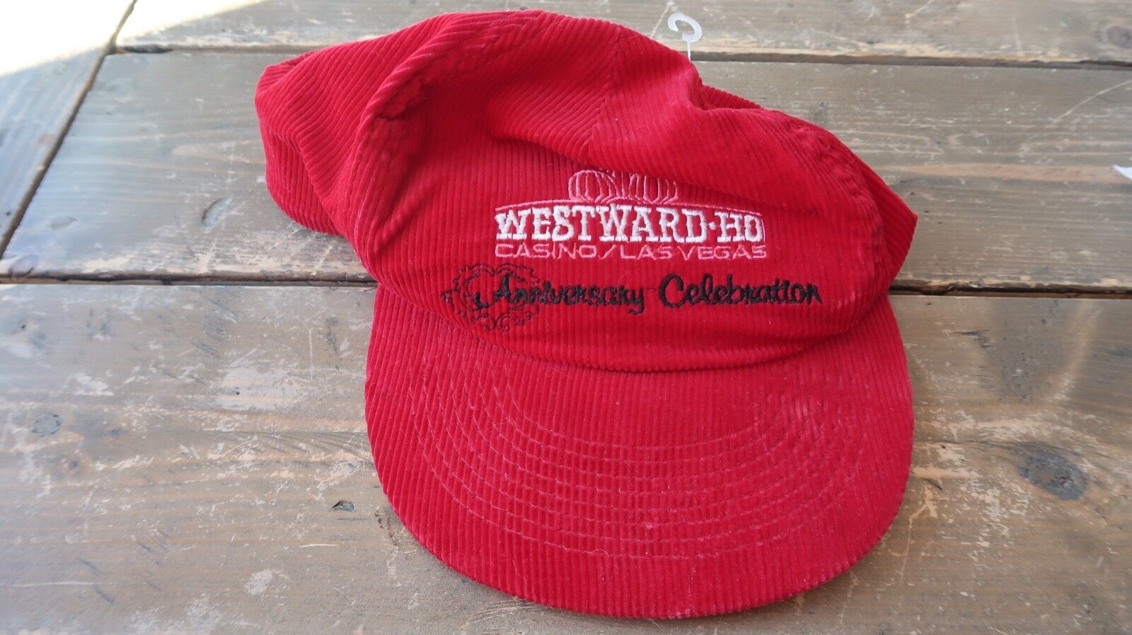 Primary image for Vintage Westward Ho Las Vegas Casino Corduroy Red Hat