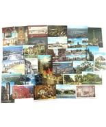 Lot of 30 Vintage Postcards 1950s-1980s Cities Buildings Landmarks - $17.97
