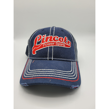 LINCOLN Power Sports Trucker Hat Ball Cap ADJUSTABLE Distressed Mesh Back - $135.56 MXN