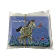 Thank You Blank Cards Horse w Heart Shape Mark Dragonfly Marie Longston - $24.94