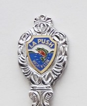 Collector Souvenir Spoon USA Washington La Push Fish Emblem Clam Bowl - £5.58 GBP