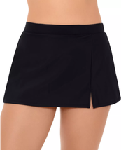 Swim Solutions Womens Swim Skirt Bottom Size 8 Black Slimming New  - £27.65 GBP