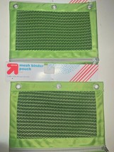 Lot of (2) Lime Green Mesh Binder Pouches - €5,60 EUR