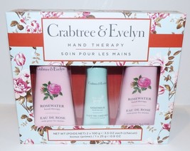 Nib Crabtree &amp; Evelyn Rosewater &amp; Goatmilk Hand Therapy Hand Lotion Gift Set - £27.12 GBP