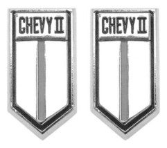 Door Panel Emblem Chevy Ii 66-67 - £47.41 GBP