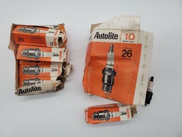 Autolite Spark Plug Lot of 14 Part No 25 and 26 NOS Made in the USA - Ru... - $44.22