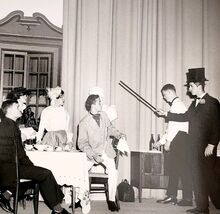 1950s Maskeraders Real Photo Maskers Play Theater New Hampshire HS Top H... - €21,28 EUR