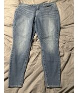 Signature Levi Strauss Women’s Mid Rise Skinny Jeans Size 18 W34 L28 Blue - €11,55 EUR