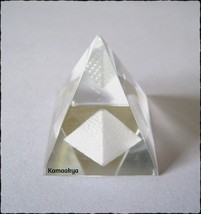 3D Vastu Crystal Pyramid For Positive Energy &amp; Vastu Correction Energized - £7.54 GBP