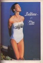 1988 Deweese Saks Fifth Avenue Raul Vega Photo Sexy Legs Vintage Print A... - $6.75
