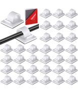 Cable Clips Self Adhesive Wire Organizer Holder White Large 120 Pieces - $194.18 MXN