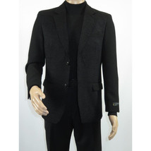 Men's Zacchi Sport Coat Patch Elbow Chenille Velveteen Bryan Black 74520 image 2