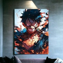 One Piece Luffy Transformation Pirate Home Decor Metal Wall Art Poster Plate - £7.46 GBP+