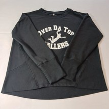 All In Motion OVER DA TOP BALLERS Men&#39;s Black Cotton Blend Long Sleeve T... - $10.39