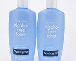 Neutrogena Alcohol Free Facial Toner 8.5oz Lot of 2 Blue Bottle Original... - £34.87 GBP