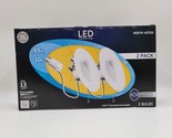 GE White 6-in 700-Lumen Warm White Round Dimmable Recessed Downlight 2-Pack - $15.99