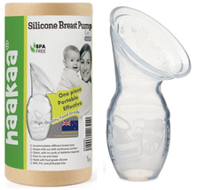 Silicone Breastfeeding Manual Breast Pump Milk Pump 100% Food Grade Sili... - $28.77