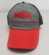 Trucker, Industrial, Baseball Cap, Hat NSK Black/Grey/Red - £17.40 GBP