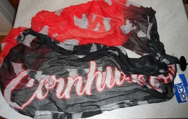 Nebraska Cornhuskers Infinity Scarf New College Gear Red Black Gray - £2.78 GBP