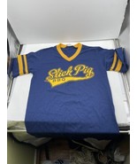 Vintage 80s Slick Pig BBQ Baseball Jersey Graphic T Shirt Size Small S U... - $659.47 MXN
