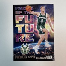 2018-19 Panini NBA Hoops Faces of the Future Donte DiVincenzo RC #17 Milwaukee - £0.78 GBP