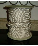 Roll Of Ivory 7/16&quot; Decorative Rope Cord Piping Trim Crafting Spool - $67.39 CAD