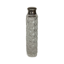Antique Tiffany &amp; Co Scent Perfume Bottle Sterling Silver Cap  Cut Crystal - £263.77 GBP