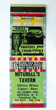 Mitchell&#39;s Tavern - Buffalo, New York Restaurant 20 Strike Matchbook Cov... - £1.59 GBP