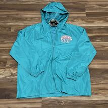 Friends TV Show Central Perk XL Teal Windbreaker Jacket Culturefly Size ... - $33.24