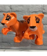 Lego Duplo Tiger Cubs Lot Of 2 Zoo Animals Figures  - £8.98 GBP