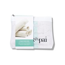 Pai Skincare Organic Muslin Face Cloth 5 Pieces  - £23.76 GBP