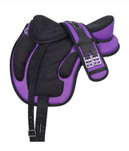 ANTIQUESADDLE New Treeless Freemax Synthetic Horse Saddle Size: (12&quot; - 18&quot;) Inch - £115.90 GBP+